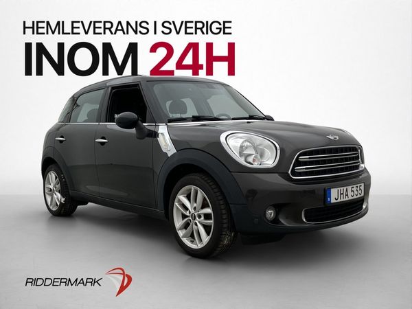 MINI Cooper Countryman 122hk M&K-Värmare Halvskinn P-Sensorer - 2015