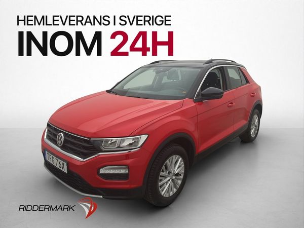 Volkswagen T-Roc TSI 116hk P-Sensorer CarPlay Drag Låg-Skatt - 2020