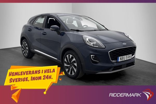 Ford Puma EcoBoost Hybrid 125hk Titanium P-Sensorer CarPlay - 2024