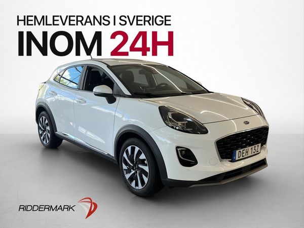 Ford Puma Hybrid Titanium Navi Sensorer Rattvärme Farthåll - 2024