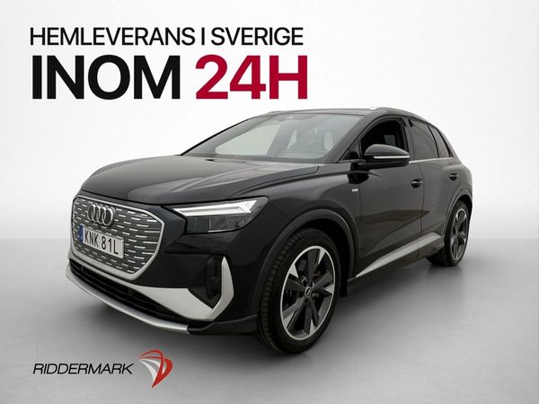 Audi Q4 e-tron 40 204hk S-Line Kamera CarPlay Halvskinn MOMS - 2022