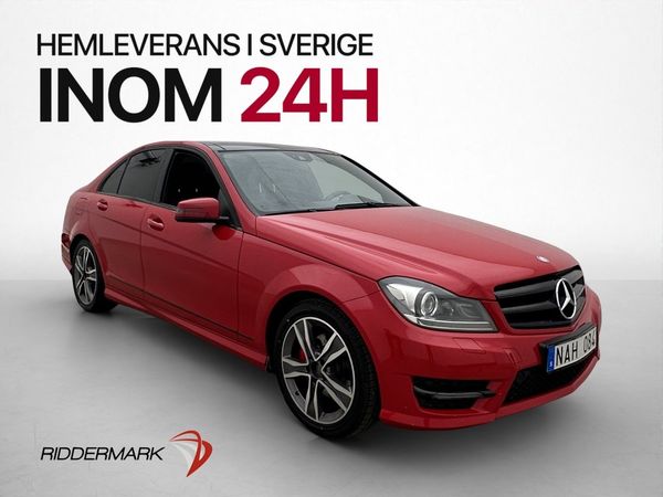 Mercedes C220 AMG Pano Navi P-Sensorer Halvskinn - 2013