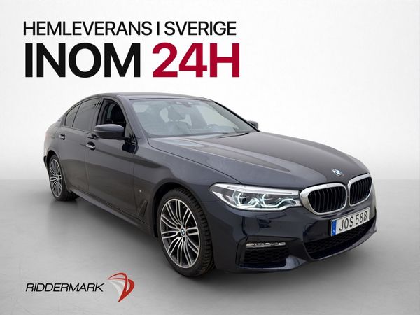 BMW 530 e Sedan 252hk M Sport H/K HUD 360° Skinn Sportbromsar - 2018