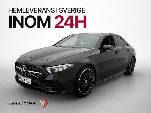Mercedes A200 163hk AMG Line Pano Wide Night Kamera - 2021