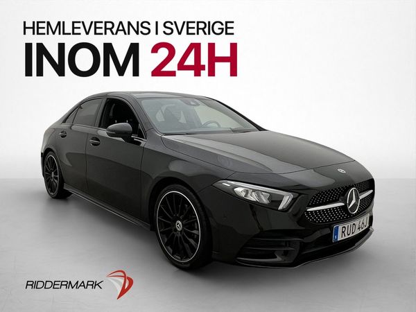 Mercedes A200 163hk AMG Line Pano Wide Night Kamera - 2021