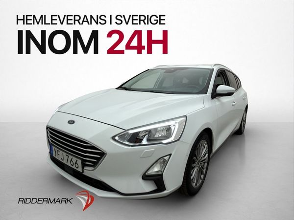 Ford Focus Kombi 125hk Titanium Kamera Dragkrok CarPlay - 2019