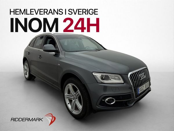 Audi Q5 3.0 TDI Q S-Line Pano D-Värmare Kamera Navi Dragkrok - 2013