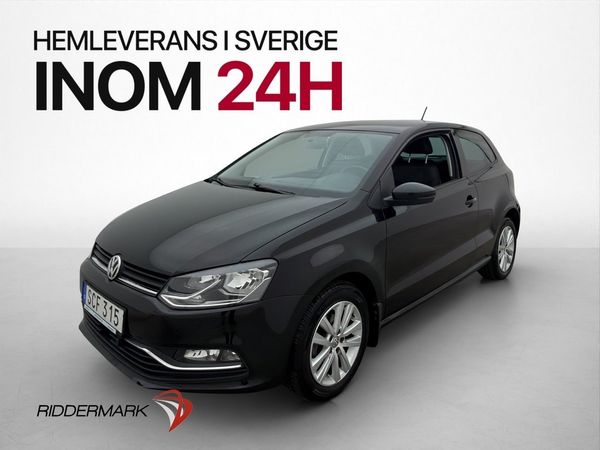 Volkswagen Polo 1.2 TSI 90hk 2-Brukare Bluetooth CD-Spelare - 2017