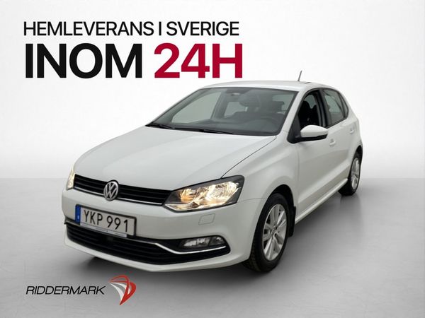 Volkswagen Polo TSI 90hk Bluetooth 2-Brukare 0.47 l/mil - 2017