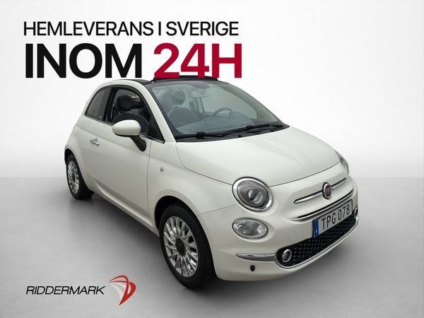 Fiat 500 C 69hk Lounge Cabriolet Värmare P-Sensorer BT - 2017