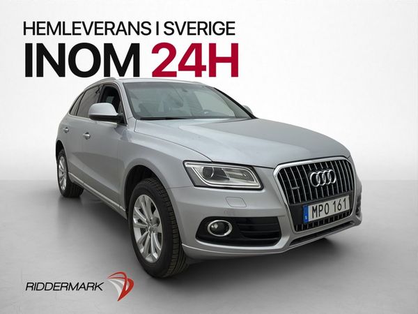Audi Q5 TDI Quattro 190hk Värm Sensorer Dragkrok Halvskinn - 2015