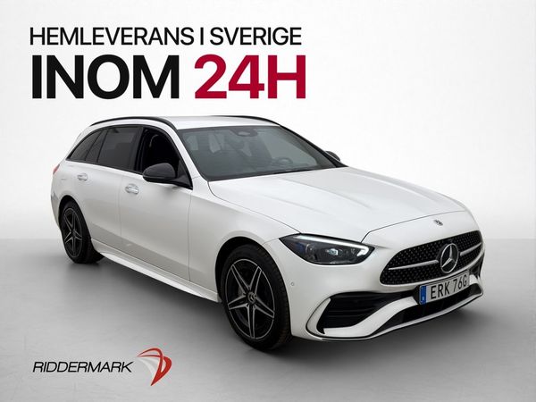 Mercedes C300 T e 313hk AMG 360° Navi Elstolar Ambient - 2022