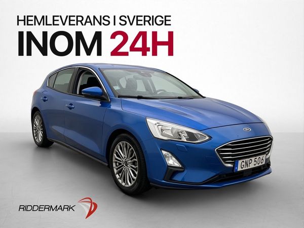 Ford Focus 1.0 125hk Titanium Launch M&K-Värmare Kamera - 2019