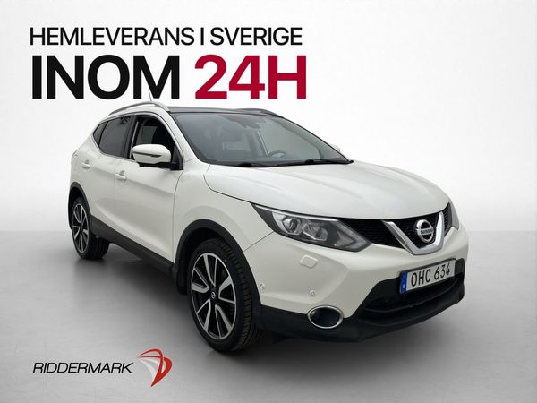 Nissan Qashqai 1.2 DIG-T 115hk Tekna Panorama 360Kamera Navi - 2017