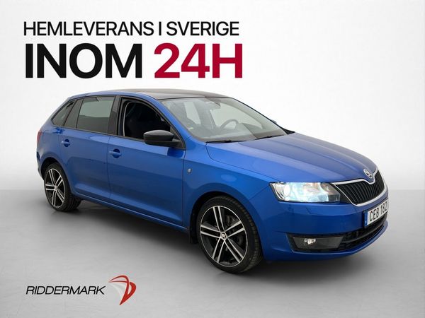 Skoda Rapid TSI 122hk Style Plus Pano P-Sensorer Farthållare - 2014