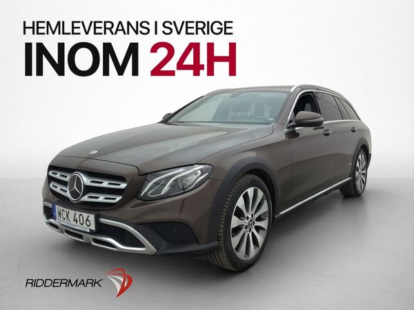 Mercedes E220 d 4M All-Terrain Kamera Navi Elstol Drag - 2018