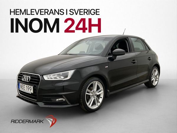 Audi A1 Sportback 1.0 TFSI 95hk S-Line 0,43l/mil Bluetooth - 2017