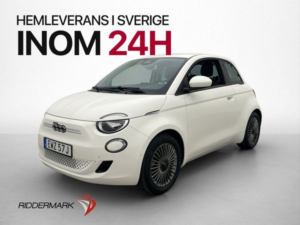 Fiat 500e 42 kWh 118hk Kamera Navi CarPlay Farthållare - 2021