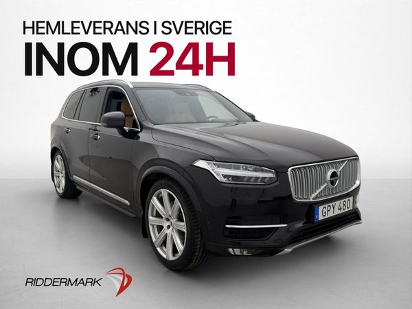 Volvo XC90 D5 AWD 7-Sits First Edition Pano B&W HUD Luftfjä - 2016