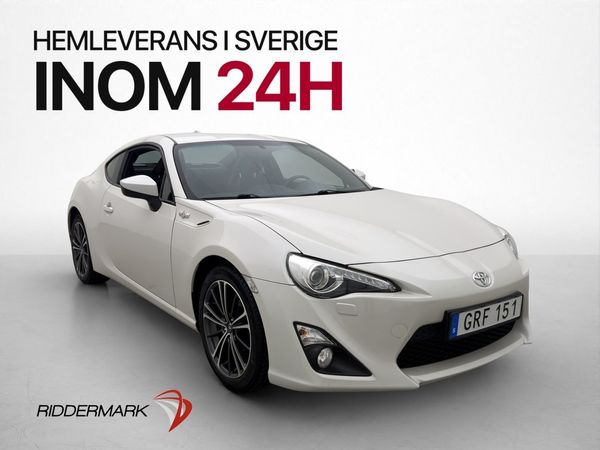 Toyota GT86 2.0 H4 200hk Svensksåld 3-Brukare Sportstolar - 2015