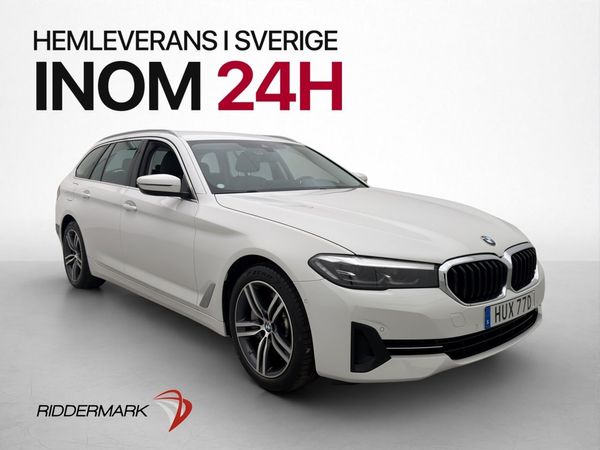 BMW 530 e Touring 292hk Kamera Navi HiFi Läder Cockpit Drag - 2021