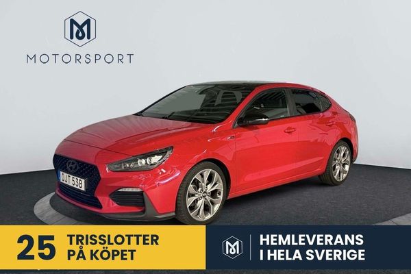 Hyundai i30 Fastback 1.4 T-GDi Aut N-Line Farthållare Rattvärme - 2020