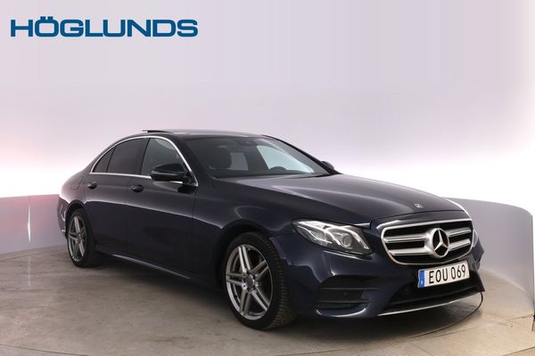 Mercedes E200 4MATIC AMG Navi 360" Pano Burmester Drag V-hjul - 2018