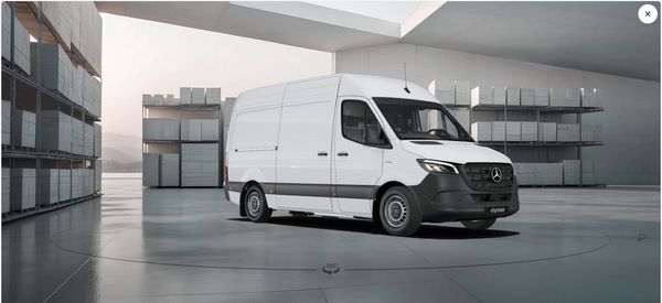 Mercedes e-Sprinter 414 Skåp A2 PRO Leasing: 4995kr/mån ex. moms - 2025