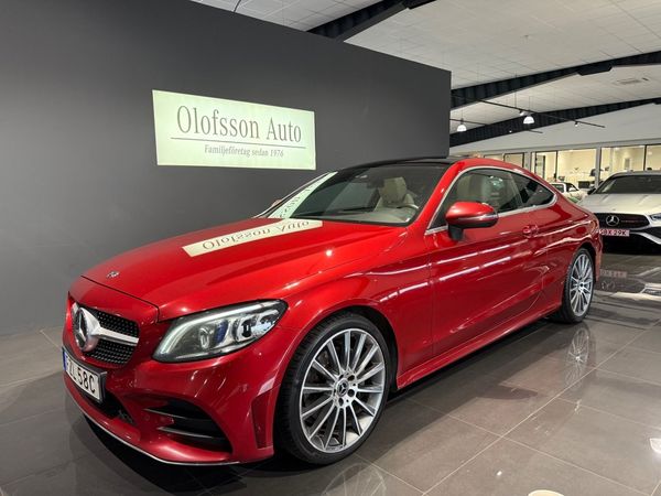 Mercedes C220 d Coupé AMG Värmare Glastak 19tum - 2019