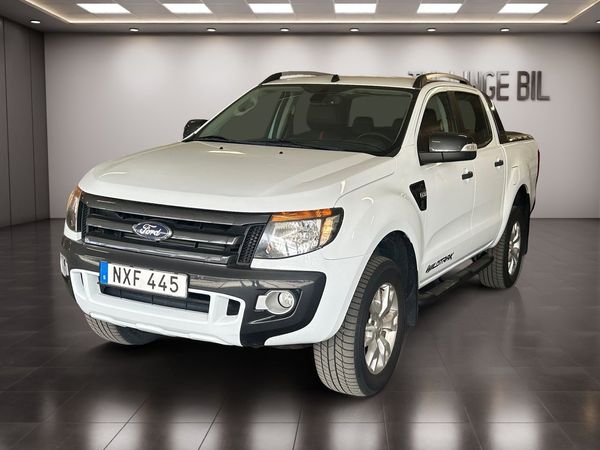 Ford Ranger Dubbelhytt 3.2 4x4 Wildtrak Drag Värmare Flaklock MOMS - 2016