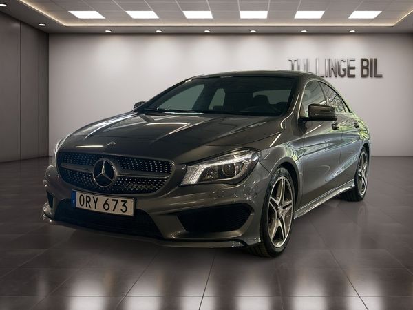 Mercedes CLA200 d Coupé 4MATIC AMG Sport Pano Backkamera Lågmil 18" - 2016