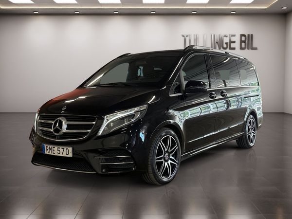 Mercedes V250 d 7G AMG 7-Sits 360° Läder Värmare Drag Navi 19" - 2018
