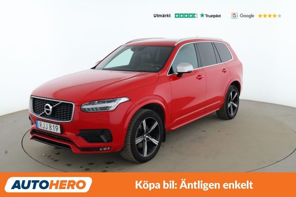 Volvo XC90 D5 R-Design AWD / VOC, BLIS, Värmare, Dragkrok - 2017