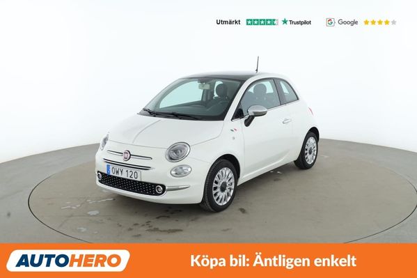 Fiat 500 1.2 Lounge / PDC, Takfönster - 2016