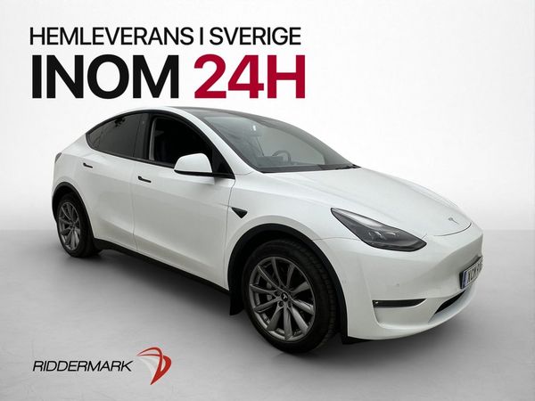 Tesla Model Y Long Range AWD Pano B-Kamera Skinn Navi AP - 2021