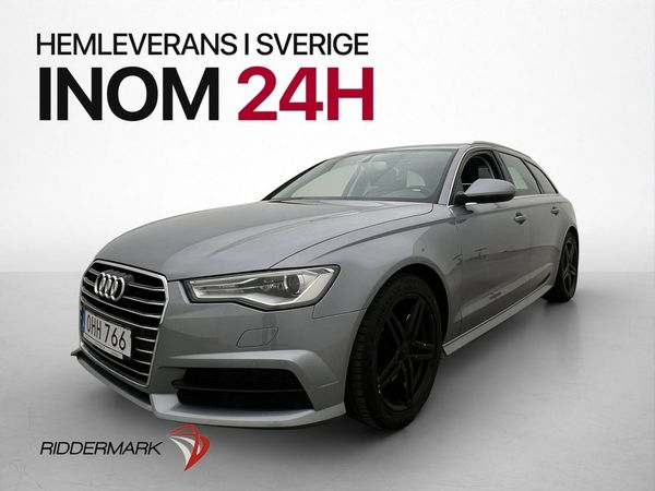 Audi A6 Avant 2.0 TDI 190hk Sport Edition Dragkrok Sensorer - 2017