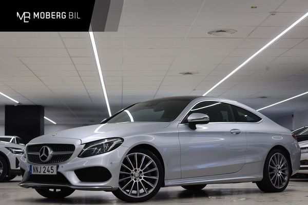 Mercedes C300 Coupé 211hk AMG Pano Burmester - 2016