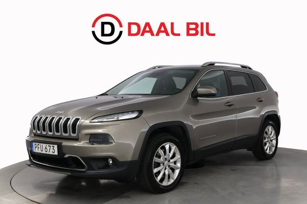 Jeep Cherokee 2.2 CRD 4WD 200HK B-KAMERA NAVIGATOR BI-XENON LÄDER - 2017
