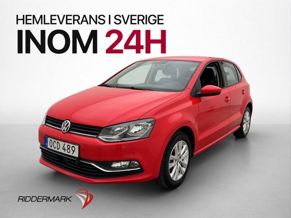 Volkswagen Polo 1.2 TSI Värmare 0.47l/mil 360kr skatt P-Sens - 2016