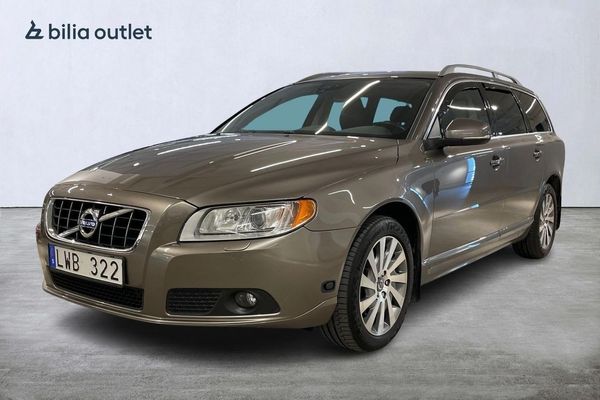 Volvo V70 T4F Summum / M-Värmare / Drag / Elstol / Skinn - 2012