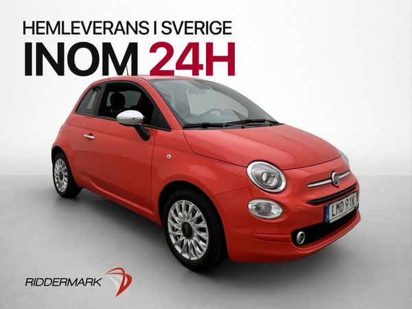 Fiat 500 Hybrid 70hk Farthållare Bluetooth 0,53l/mil - 2023