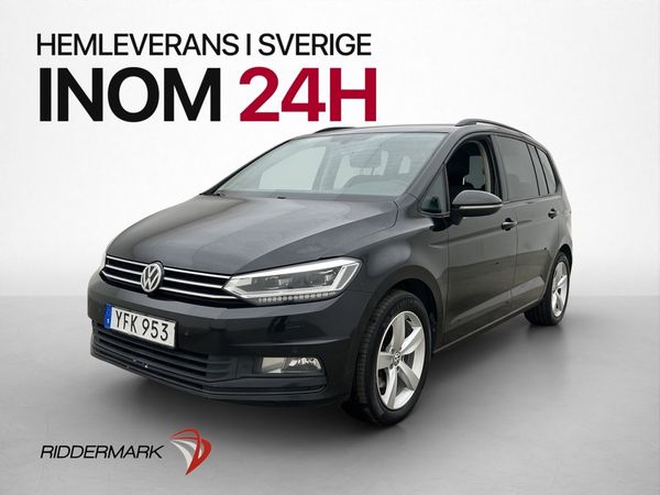 Volkswagen Touran 1.6 TDI 7 Sits Drag Värm CarPlay Adaptiv - 2017