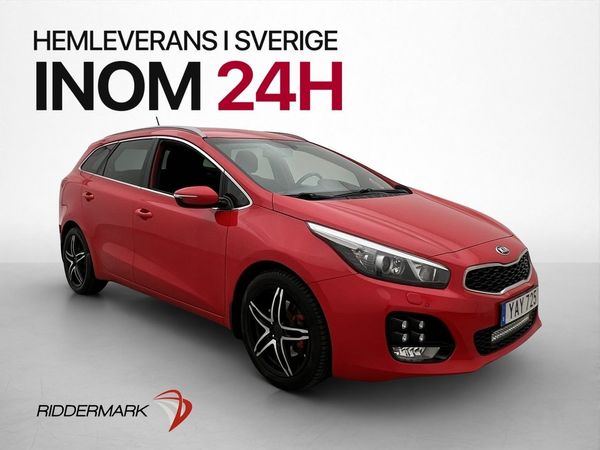 Kia Cee´d 1.6 136hk GT-Line Kamera Värmare Farthållare Drag - 2016