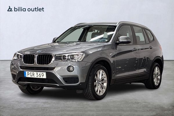 BMW X3 xDrive20d aut Model Sport 190hk Navi Drag HiFi B-kamera - 2017