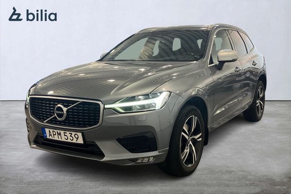 Volvo XC60 D5 AWD R-Design Mörkt tonade rutor 5 st Parkeringskamera bak Navigation Head Up Display Intellisafe Surround BLIS - 2019