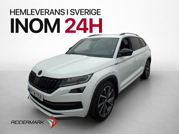 Skoda Kodiaq 190hk 4x4 Sportline Värmare Canton Kamera Drag - 2019
