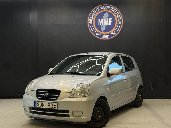 Kia Picanto 1.1 CRDi GLS Manuell, 75hk Drag Nyservad Nybesiktad - 2007