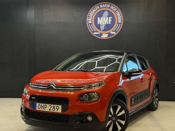 Citroen C3 1.2 PureTech 82 P-sensorer Panorama 5540mil Drag - 2016