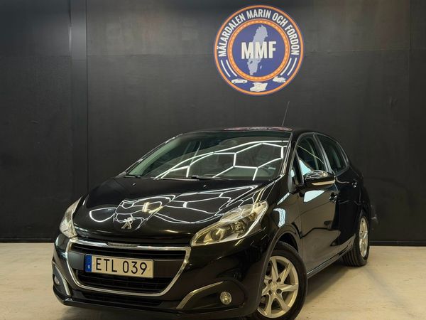 Peugeot 208 5-dörrar 1.2 PureTech 82hk M-värmare Farthållare - 2015