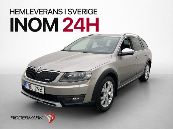Skoda Octavia Scout 2.0 TDI 4x4 Drag Endast 0.48l/mil Sensor - 2016